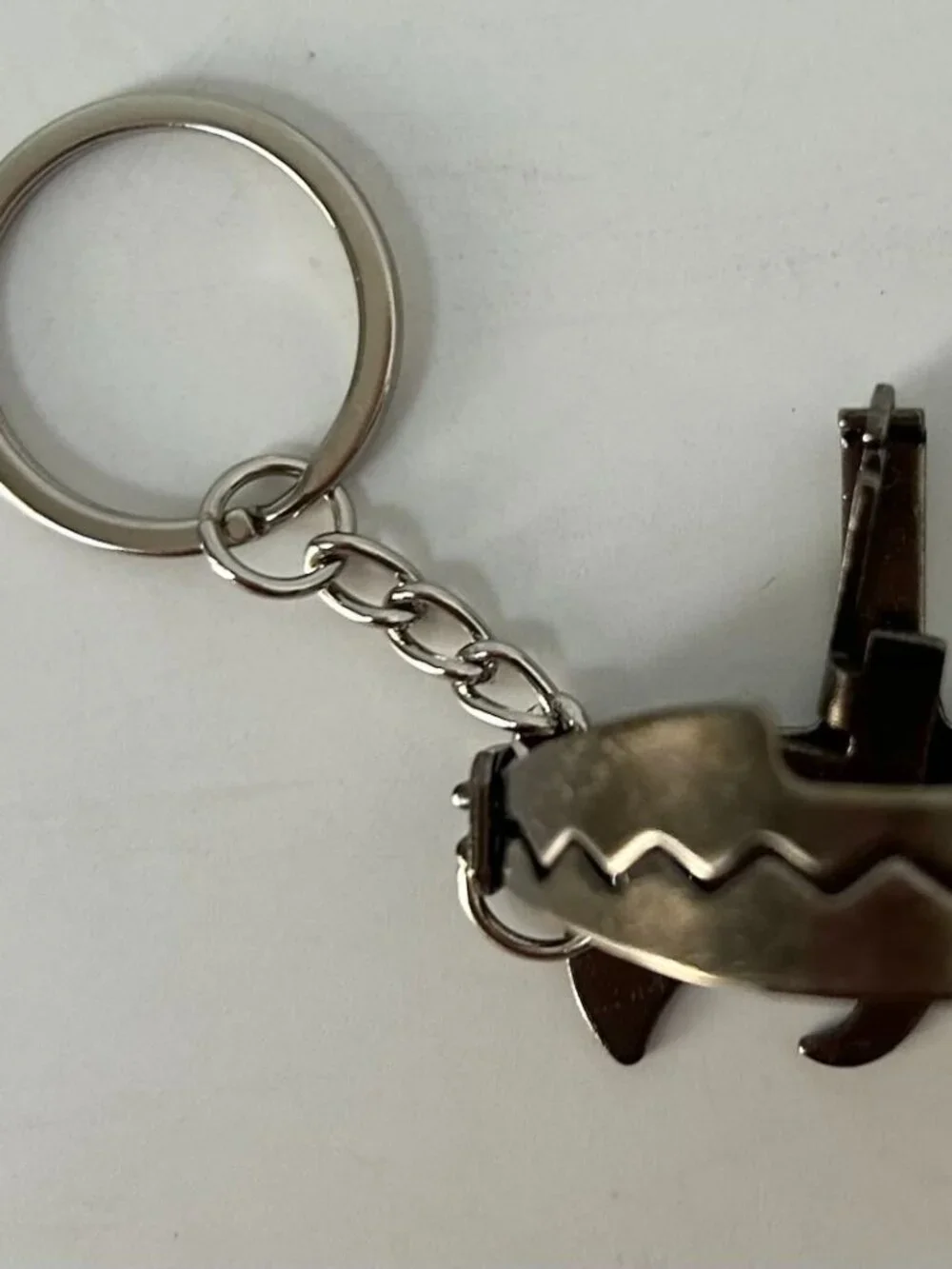 Mini Metal Mouse Trap Keychain Pendant Car Key Chain Decorative Craft